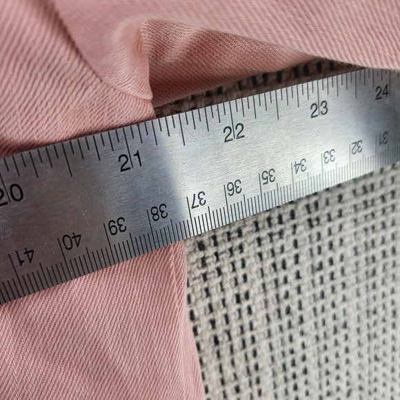 Pilcro Shirt Womens Extra Small Pink Cropped Short Sleeve Utility Boxy Top - Picture 3 of 7